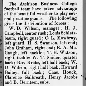 ABC Football Nov 1, 1892
