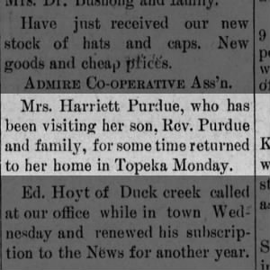 Purdue's grandmother