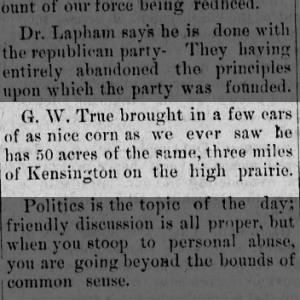 George has 50 acres of corn