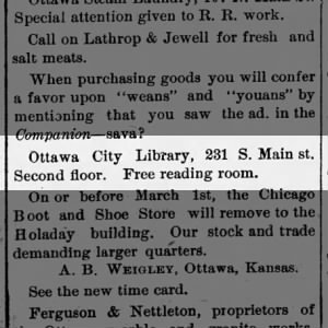 Ottawa Library 1889 02 16 p1c3