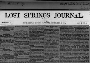 Bert Dunlap - Lost Springs Journal - Proprietor