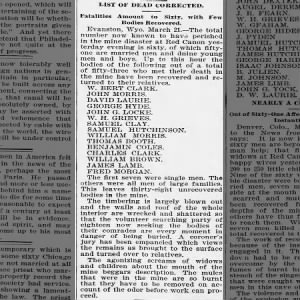 Allen Herald - Kansas - correction to list of the dead. 