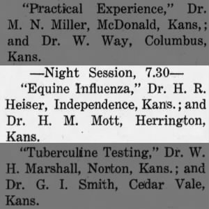 1918-06-01 Equine Influenza Night Session 7_30