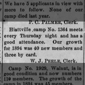 Hiattville Camp 1364