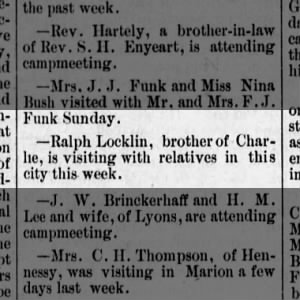 Ralph visiting in town, The Central Advocate, 08/27/1890