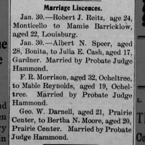 Marriage of Darnell / Moore