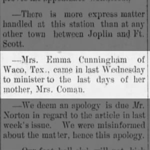 Scammon Register (Scammon, Kansas) 07 Aug 1891, Fri. Pg. 3