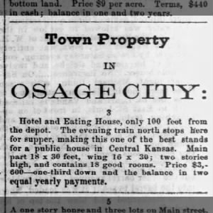 Osage City?