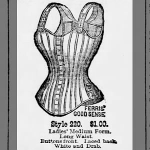 1898 corset