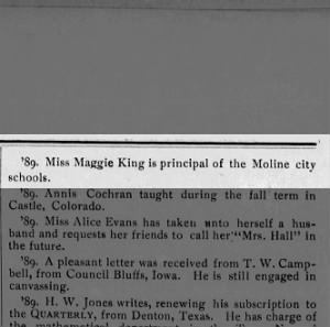 Maggie King Gamble  principal Moline City