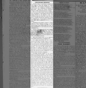 Negro Exodus from Mississippi to Wyandott, Kansas 1879