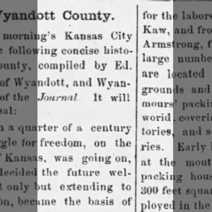 History of Wyandott County, Kansas. 1880