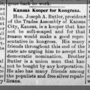 Kansas Kooper for Kongress