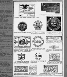 Union label 1898