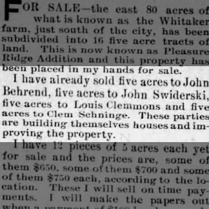 John Joseph Swiderski buys real estate