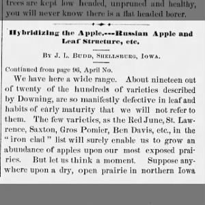 1871-5-1 Western Pomologist need for hybrid apples Soulard etc Part 1