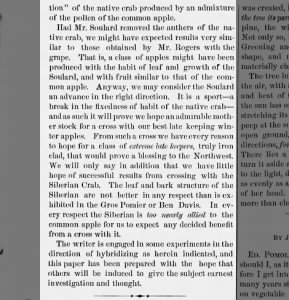 1871-5-1 Western Pomologist need for hybrid apples Soulard etc Part 3