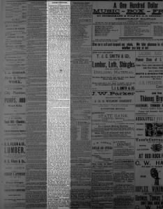 MURDER Most Foul, Greenleaf Herald, 07 Nov 1888, We Pg1