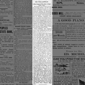The Olpe Optic (Olpe, Kansas)16 Sep 1899, SatPage 2