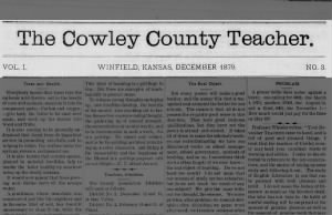 Cowley County Teacher #3