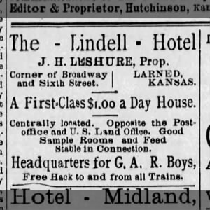 The Lindell Hotel - Headquarters for GAR Boys
