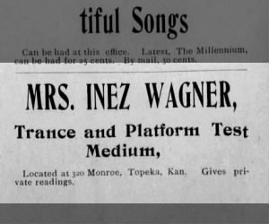 Mrs. Inez Wagner - Trance & Medium in Topeka