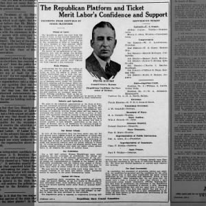 Republican Platform and Ticket 