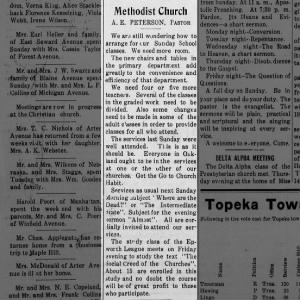 1914.11.06 Topeka Scene Methodist Church