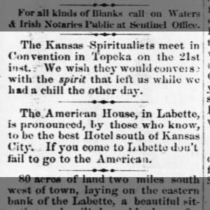Spiritualism - Please ask the Dead to Improve the Weather 