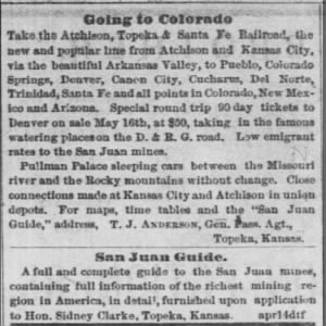 Enticing miners to San Juan CO