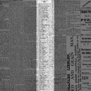 Roster of Upton Post, Caldwell, KS, Caldwell Daily Standard, 27 Mar 1884